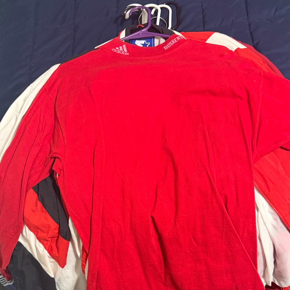 Vintage Adidas Scarlet Crew Neck Top